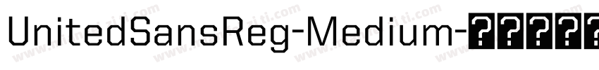 UnitedSansReg-Medium字体转换