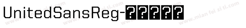 UnitedSansReg字体转换