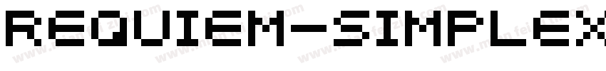 REQUIEM-SIMPLEX21字体转换