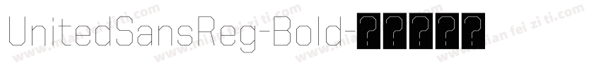 UnitedSansReg-Bold字体转换