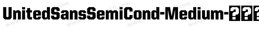 UnitedSansSemiCond-Medium字体转换