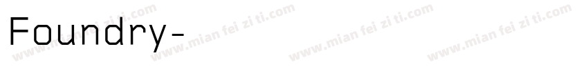 Foundry字体转换