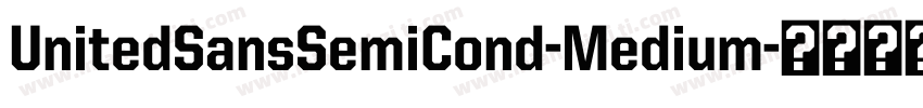 UnitedSansSemiCond-Medium字体转换