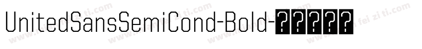 UnitedSansSemiCond-Bold字体转换