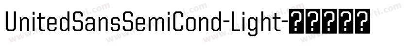 UnitedSansSemiCond-Light字体转换