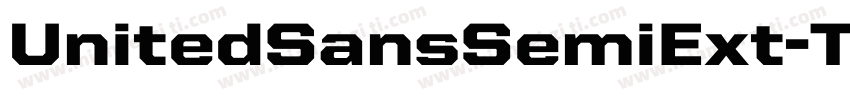 UnitedSansSemiExt-Thin字体转换