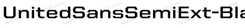 UnitedSansSemiExt-Black字体转换