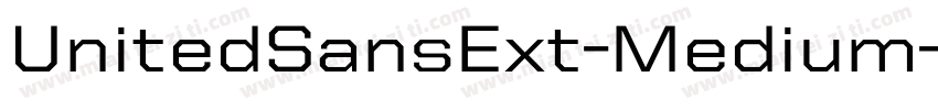 UnitedSansExt-Medium字体转换