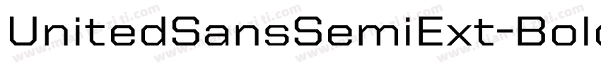 UnitedSansSemiExt-Bold字体转换