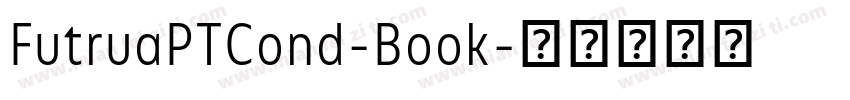 FutruaPTCond-Book字体转换
