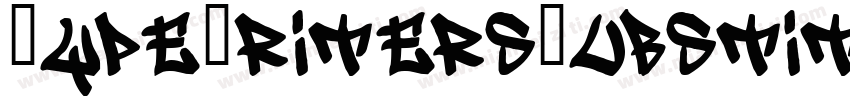 TypeWritersSubstitute-Black字体转换