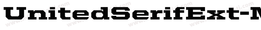 UnitedSerifExt-Medium字体转换