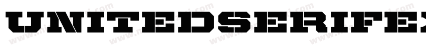 UnitedSerifExt-Bold字体转换