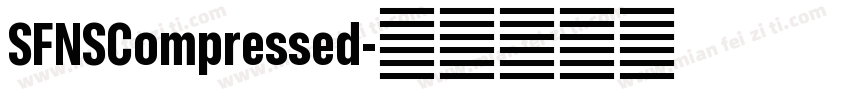 SFNSCompressed字体转换