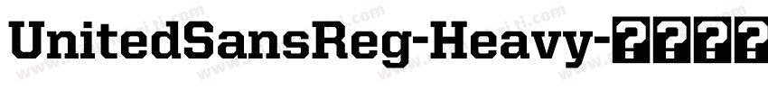 UnitedSansReg-Heavy字体转换