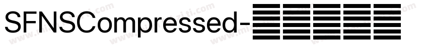 SFNSCompressed字体转换