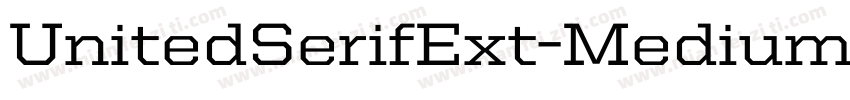 UnitedSerifExt-Medium字体转换