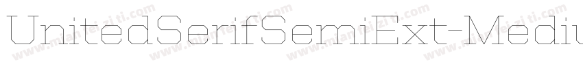 UnitedSerifSemiExt-Medium字体转换