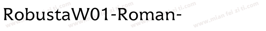 RobustaW01-Roman字体转换