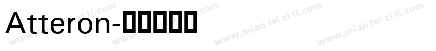 Atteron字体转换