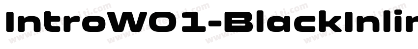 IntroW01-BlackInlin字体转换