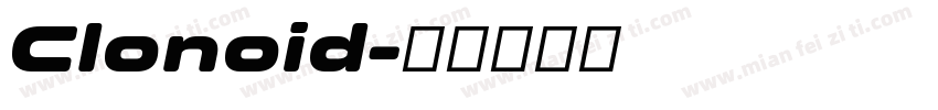 Clonoid字体转换