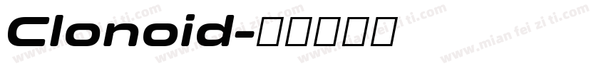 Clonoid字体转换