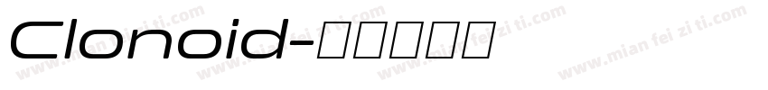 Clonoid字体转换