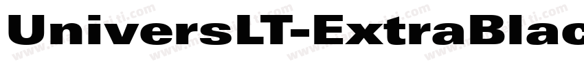 UniversLT-ExtraBlackExt字体转换