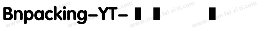 Bnpacking-YT字体转换