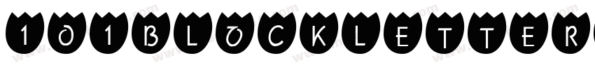 101BlockLetterz字体转换