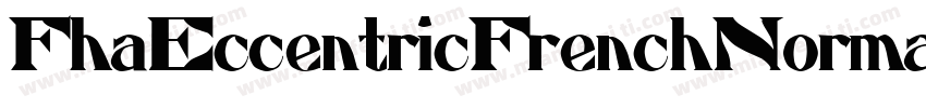 FhaEccentricFrenchNormal-Bjv8字体转换