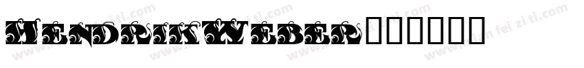 HendrikWeber字体转换