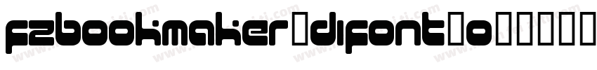 fzbookmaker2difont20字体转换