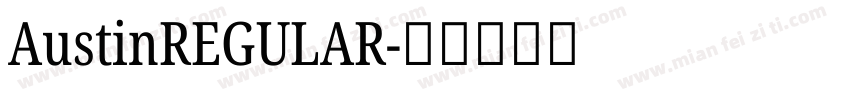 AustinREGULAR字体转换