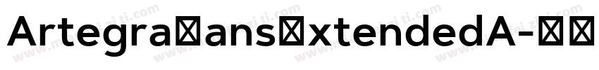 ArtegraSansExtendedA字体转换