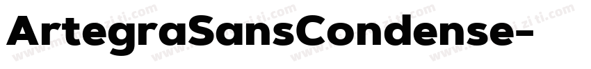 ArtegraSansCondense字体转换