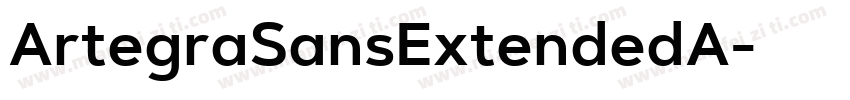 ArtegraSansExtendedA字体转换