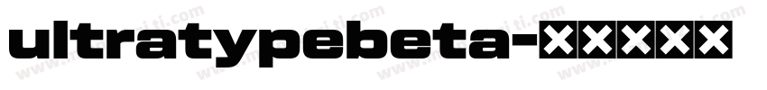 ultratypebeta字体转换