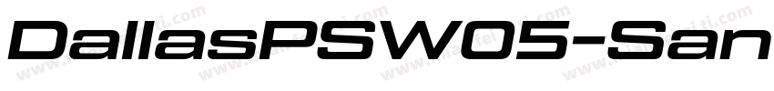 DallasPSW05-SansBld字体转换