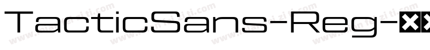 TacticSans-Reg字体转换