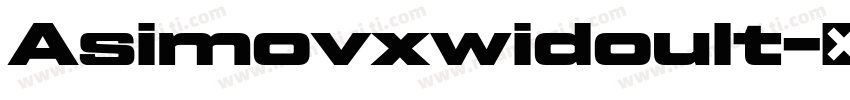 Asimovxwidoult字体转换