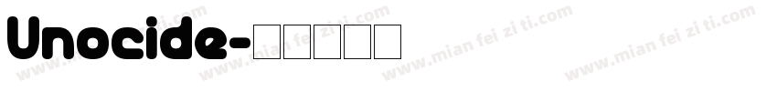 Unocide字体转换