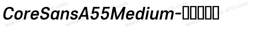 CoreSansA55Medium字体转换