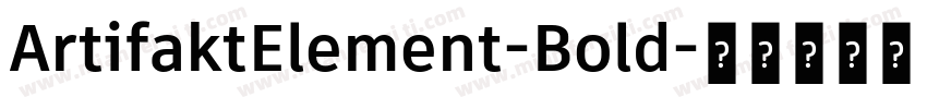ArtifaktElement-Bold字体转换