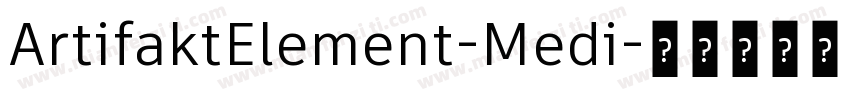 ArtifaktElement-Medi字体转换