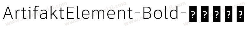 ArtifaktElement-Bold字体转换