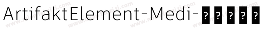 ArtifaktElement-Medi字体转换