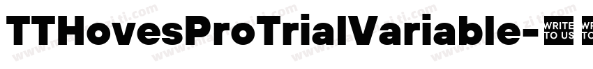 TTHovesProTrialVariable字体转换
