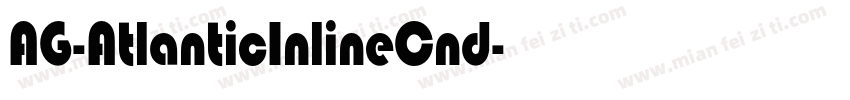 AG-AtlanticInlineCnd字体转换